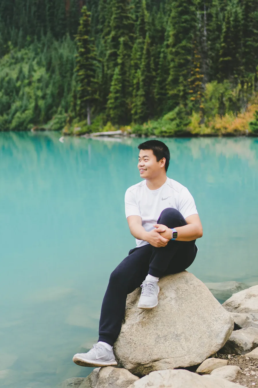 Portrait of Ming Gong, Vancouver-based UBC graduation photographer